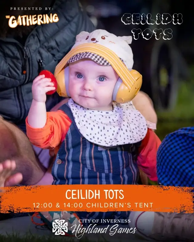 🎶💃 Ceilidh Tots are coming to our Children’s Tent

Get ready for plenty of dancing, music and smiles as @ceilidhtots  joins us in the Children's Tent!

Designed especially for little ones, these fun, interactive sessions introduce children to traditional Scottish music and dance in a lively, relaxed environment.

Session times
⏰ 12:00 
⏰ 14:00

It's all part of our fantastic family programme, curated by @th@thegatheringscot team, with loads of activities and entertainment running throughout the day.

Bring the wee ones along and join in the fun!