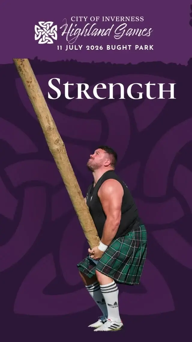 🌟 The Countdown is on!

In just one week, the gates open for Inverness Highland Games 2026!

🙌

Get ready for a fantastic day celebrating Highland strength, heart and heritage. From heavyweight competitions and Highland dancing to live entertainment, food & drink, trade stands and our brilliat Children’s Programme, it’s set to be a brilliant day out for the whole family.

Who’s coming? 🙋🏻‍♀️

📅 Sat 11 July 2026
📍 Bught Park, Inverness

🎟️