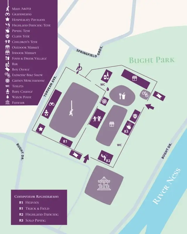 It’s Games day! 
Brilliant news, the weather has delivered a true, authentic Highland summers day. Mind and pack your wellies and head to our merch stand to pick up a poncho if needed. 
☔️🌦️
If one’s things true, the weather has never stopped us having a craicin’ Inverness Highland Games before - and it won’t stop us today 💪

⏰ Gates: 10:30
🎟️ Tickets available online and at box office at each entrance gate
🎫 https://www.tickettailor.com/events/highlandcouncil
✍️ Registration for competitors closes at 12:00

Good luck to everyone competing today 

Let’s go! ❤️